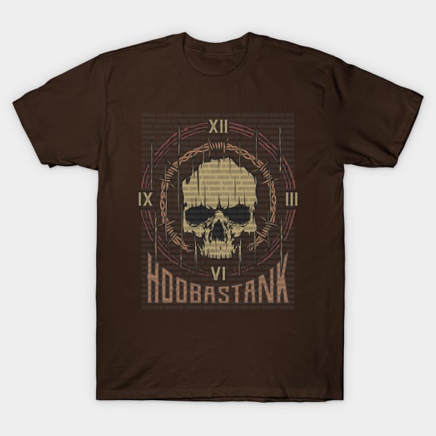Hoobastank Vintage Skull T-Shirt by darksaturday